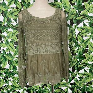 Sundance Valentina Mesh Tunic Top 239